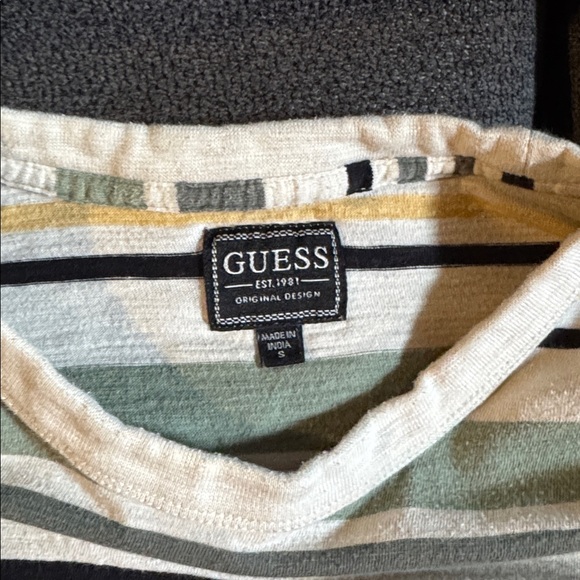 GUESS Men's Multi-Striped Tee - Picture 2 of 3